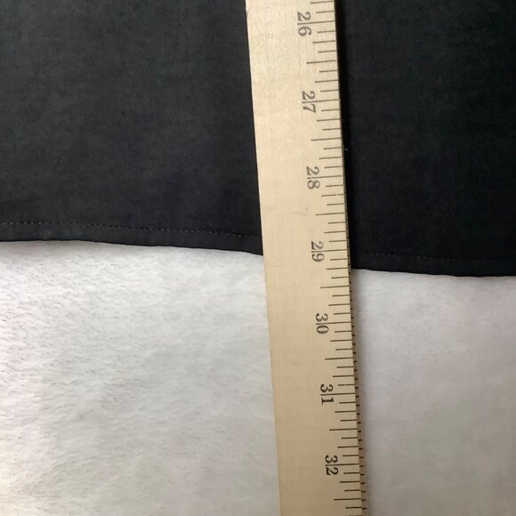 Chico's Black 3/4 Sleeve Tunic Top Women Size 1 Small Polyester Spandex Blend - Picture 7 of 8